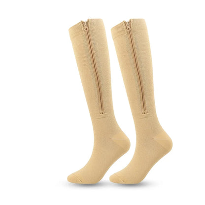 Paire Enfilia Zip bout fermé beige
